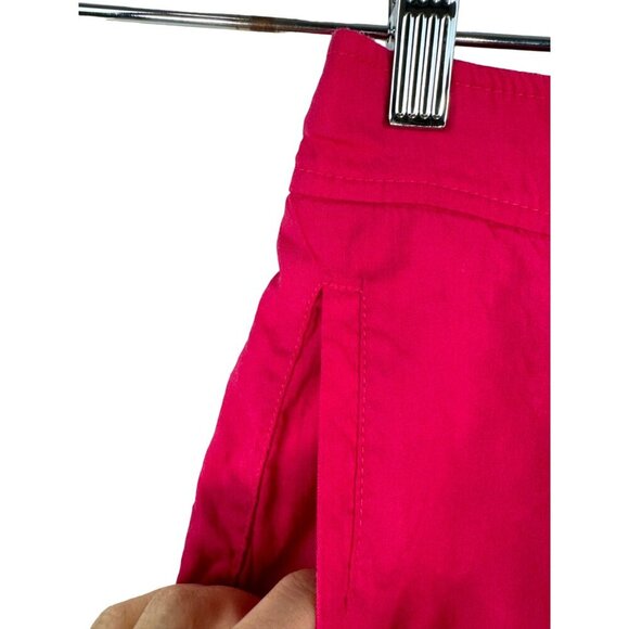 Cartonnier Anthropologie Linen Crop Wide-Leg Pant Mid Rise Pull-On Pink Sz S - Picture 10 of 12